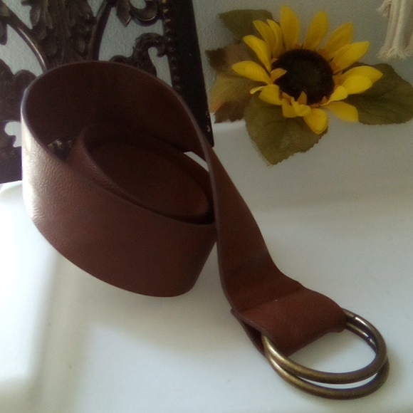 Tobacco Brown 70s Style Vintage Belt Small/Medium - Picture 2 of 10